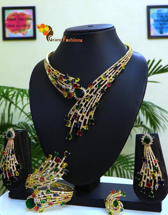 Queen Salomi Preminum Jewelry Set with Gemstone