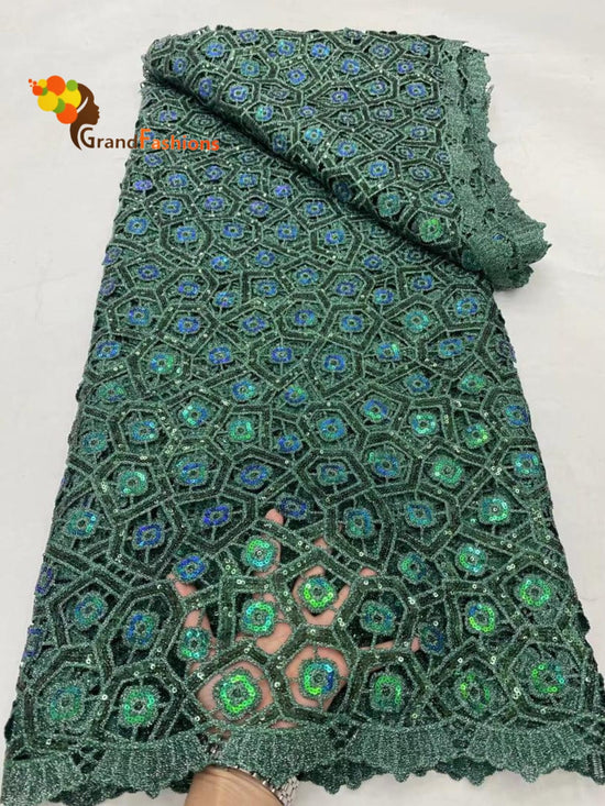 Queen Kafaya Women's Preminum Cord Lace