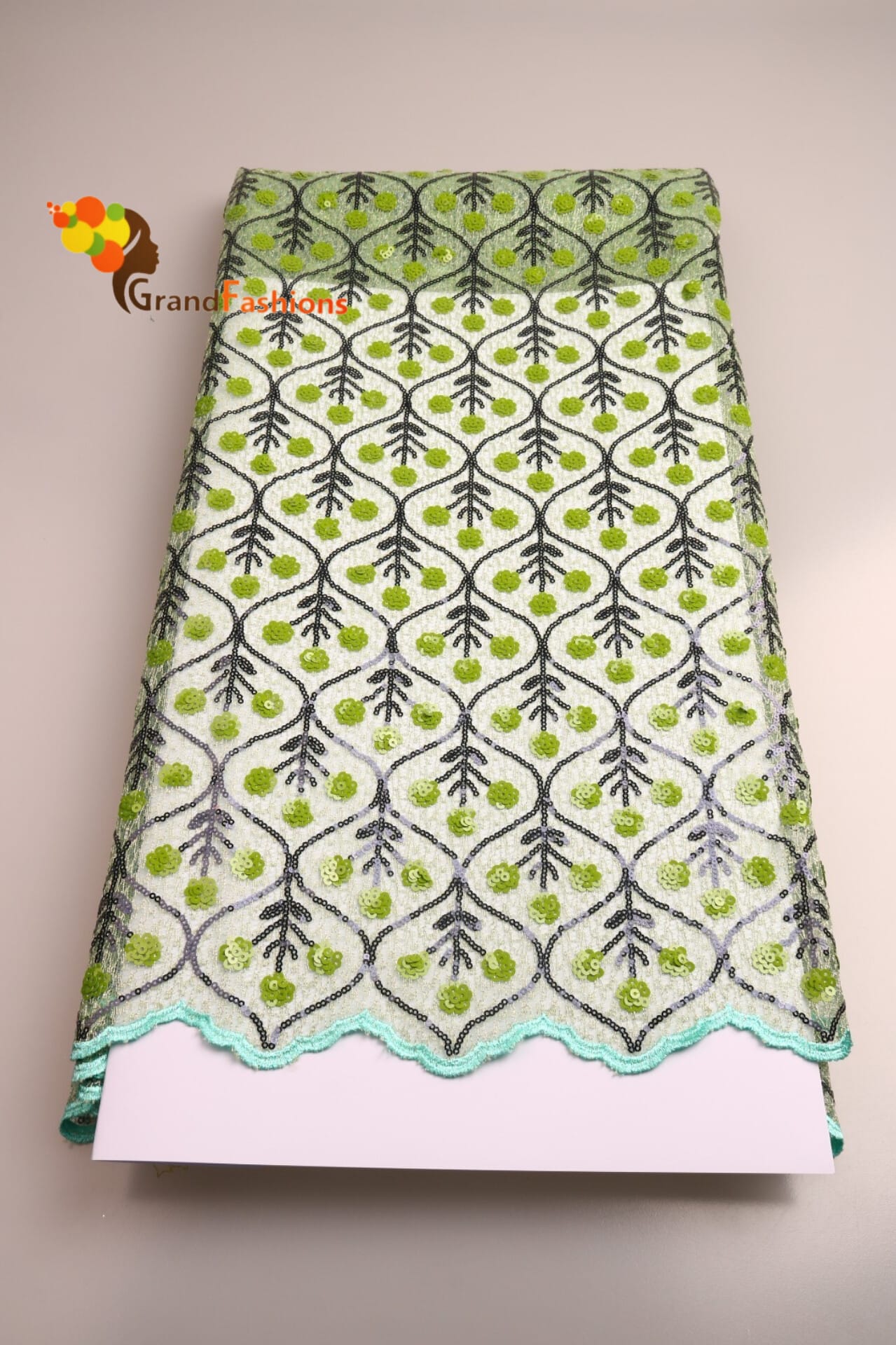 Queen Omowunmi Women's Sequence Lace