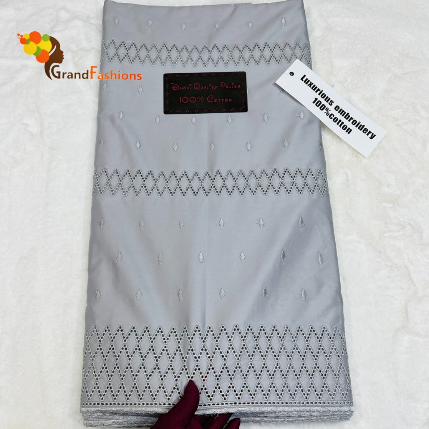 King Hassan Swiss Cotton Men's Polish Luxury Lace