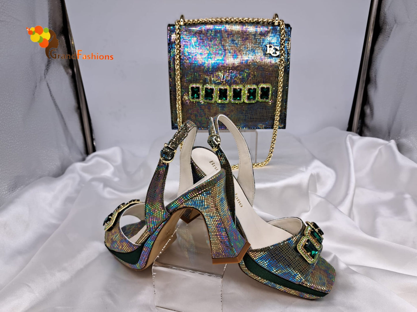 Queen Alexandra Women's Italian Shoe & Purse Set