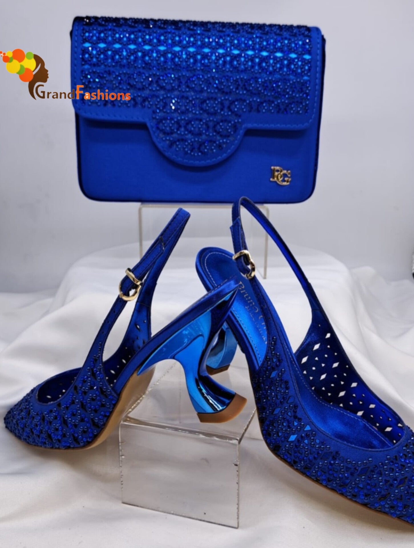 Queen Omotayo Women's Italian Shoe Purse Set